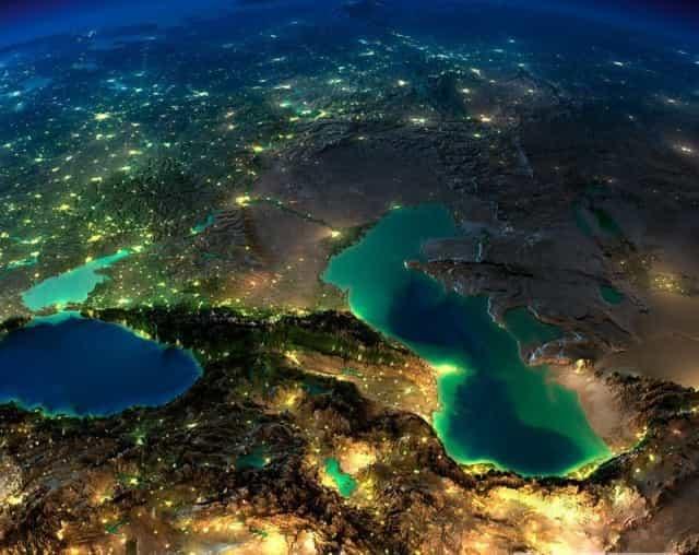 Кавказ и Каспийское море