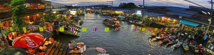 Рынки на воде в Бангкоке