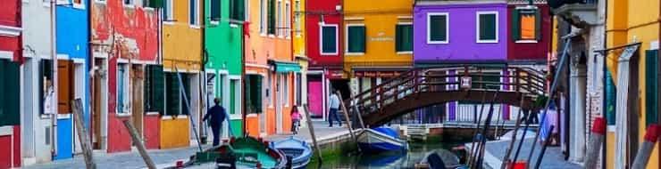 Бурано - самый красочный квартал Венеции, Италия