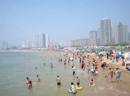 Пляж в Китае