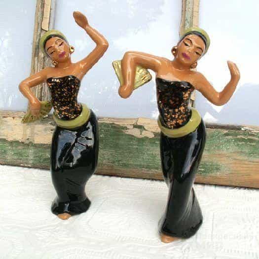Керамические статуэтки балийских девушек