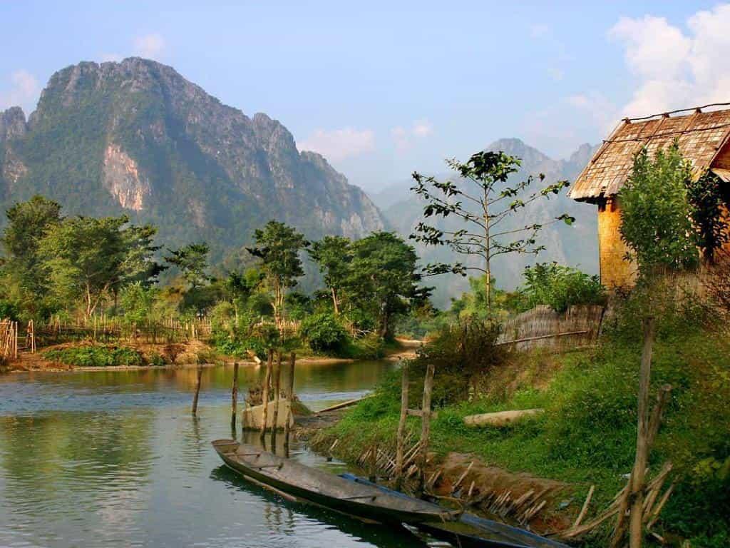 Пейзаж Лаос