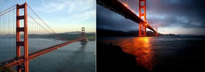 Мост Золотые Ворота (Golden Gate Bridge) в Сан-Франциско, Калифорния, США