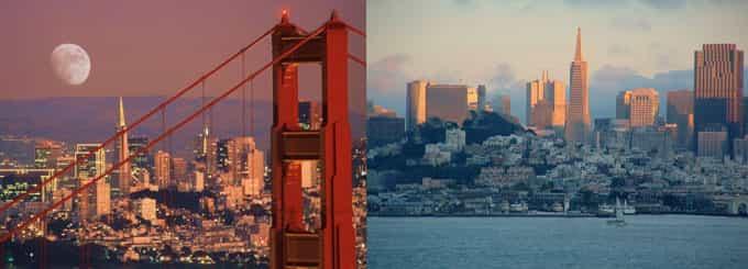 Панорама Сан-Франциско, штат Калифорния, США