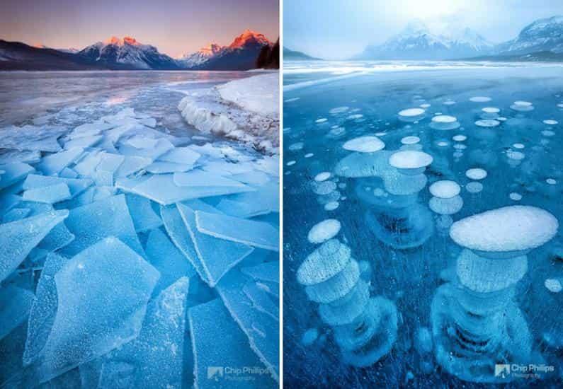 Потрясающие воображение формы из снега и льда