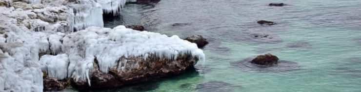 Антарктическое побережье - Херсонес скован льдом часть 3
