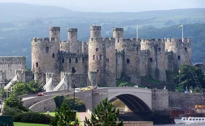Замок Конуи, Уэльс замки, крепость, красота, пейзаж