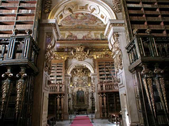 Библиотека Жуанина Коимбрского университета, Португалия