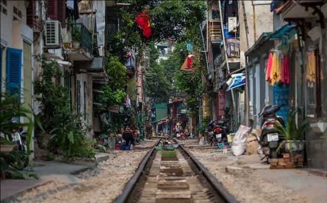 железная дорога в столице Вьетнама