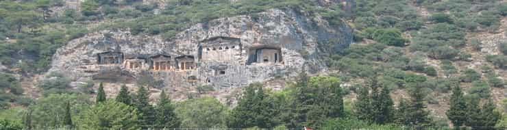 Завораживающие гробницы Кауноса в Турции