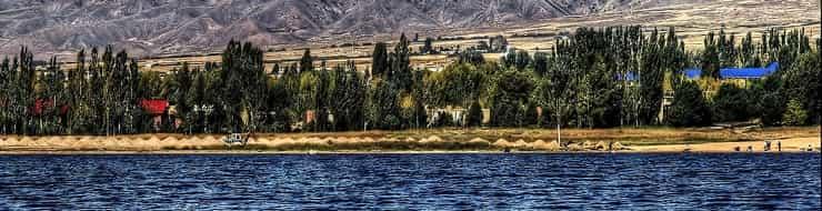 Голубое озеро Иссык Куль