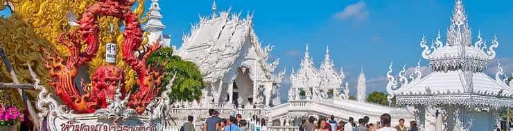 Необычный будийский храм в Таиланде