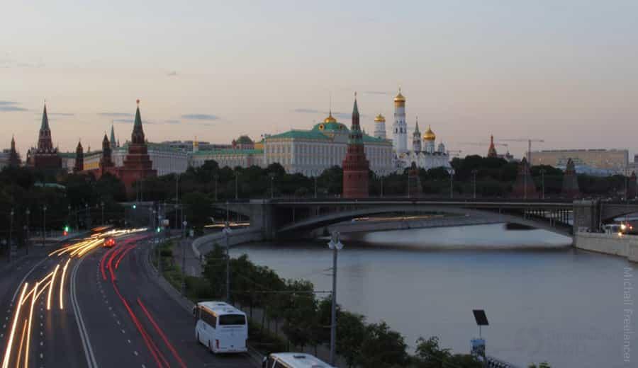 Фото Москвы. Кремль вечером