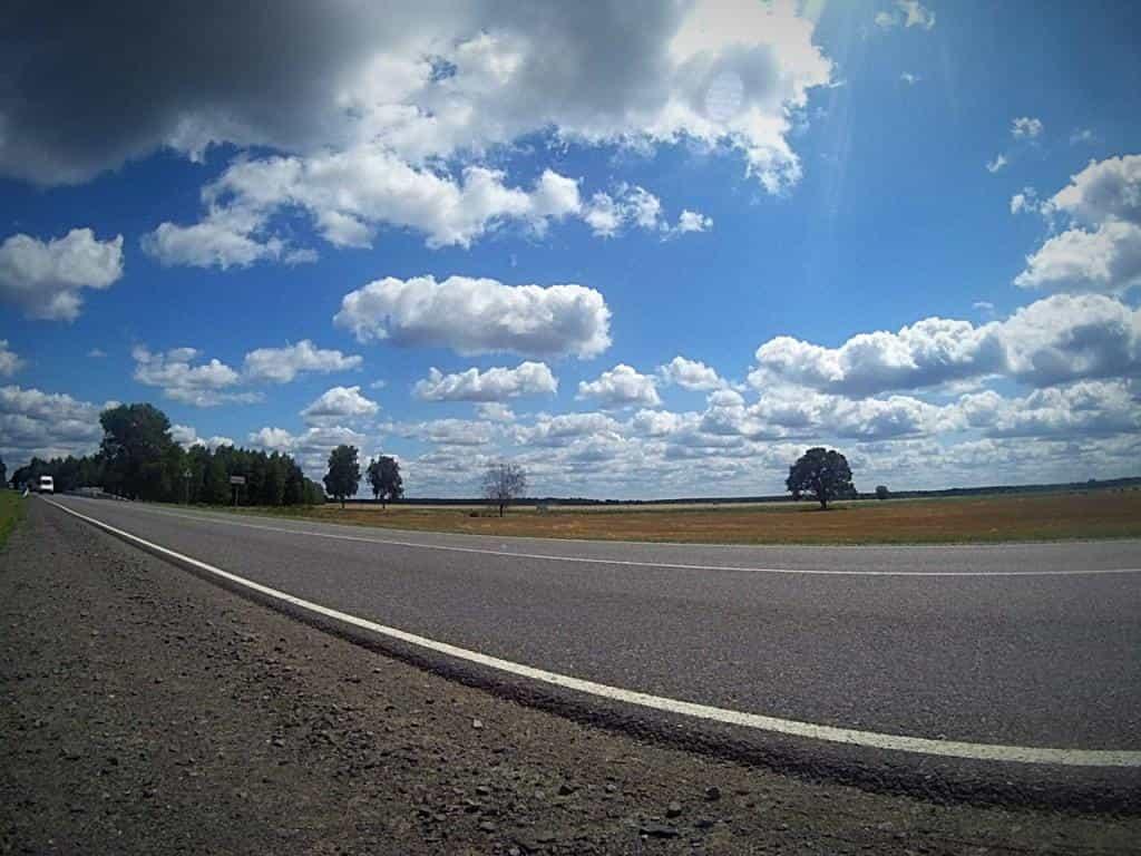 Дорога в Беларусии